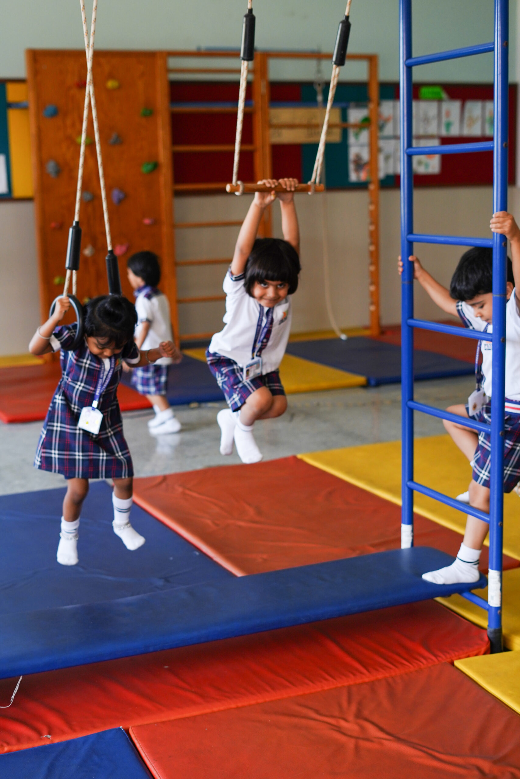 Montessori education at Prestige International School with children learning through activities